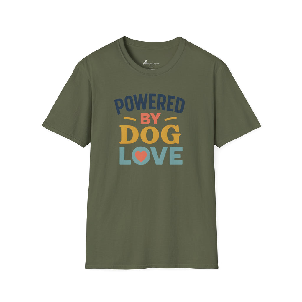Powered By Dog Love T-Shirt