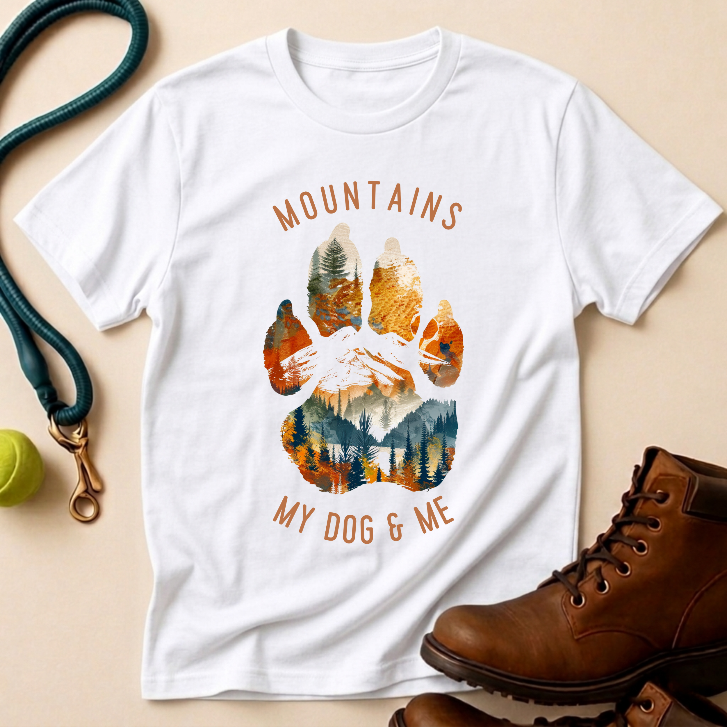 Mountains And My Dog T-Shirt