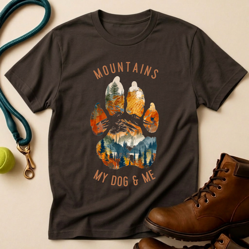 Mountains And My Dog T-Shirt