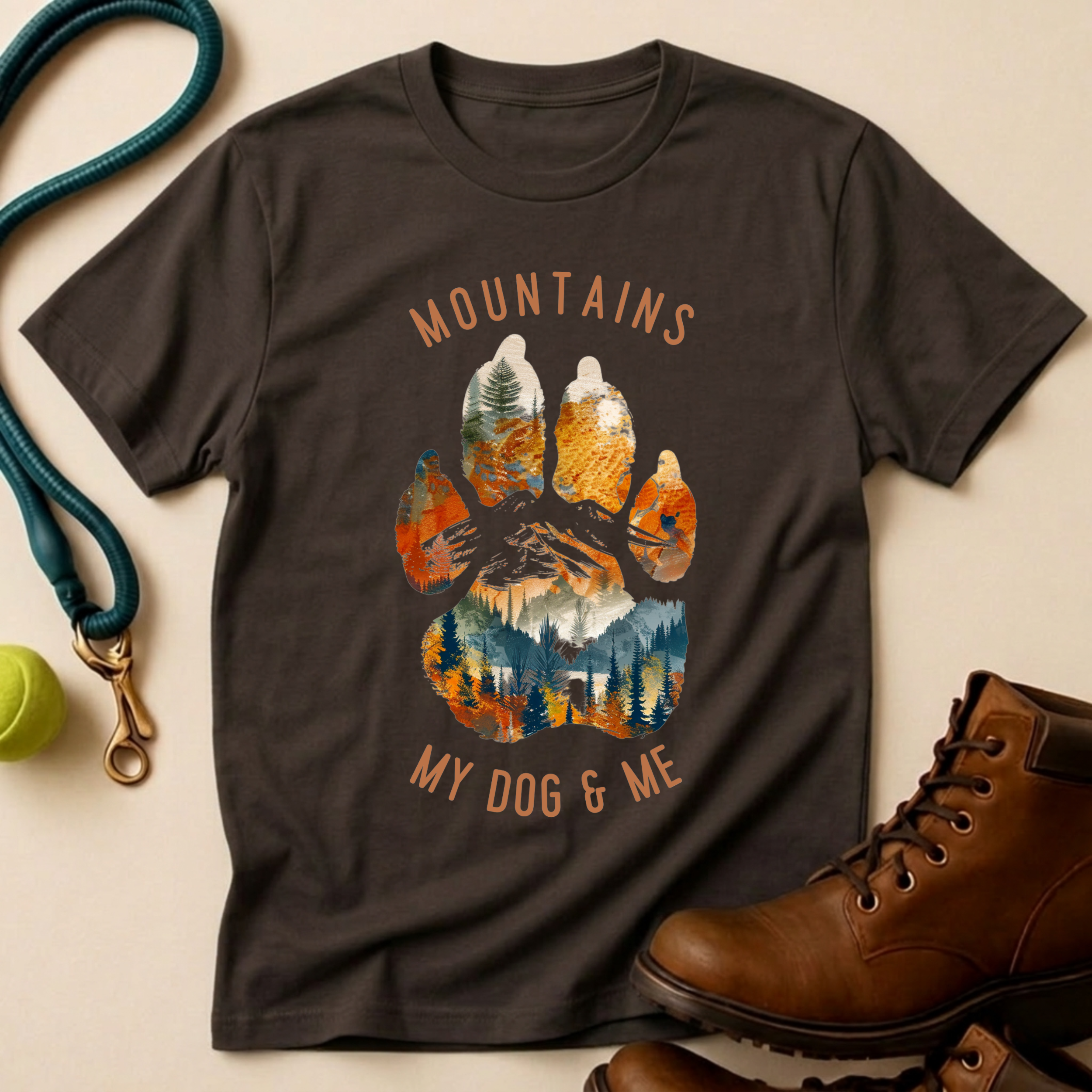 Mountains And My Dog T-Shirt