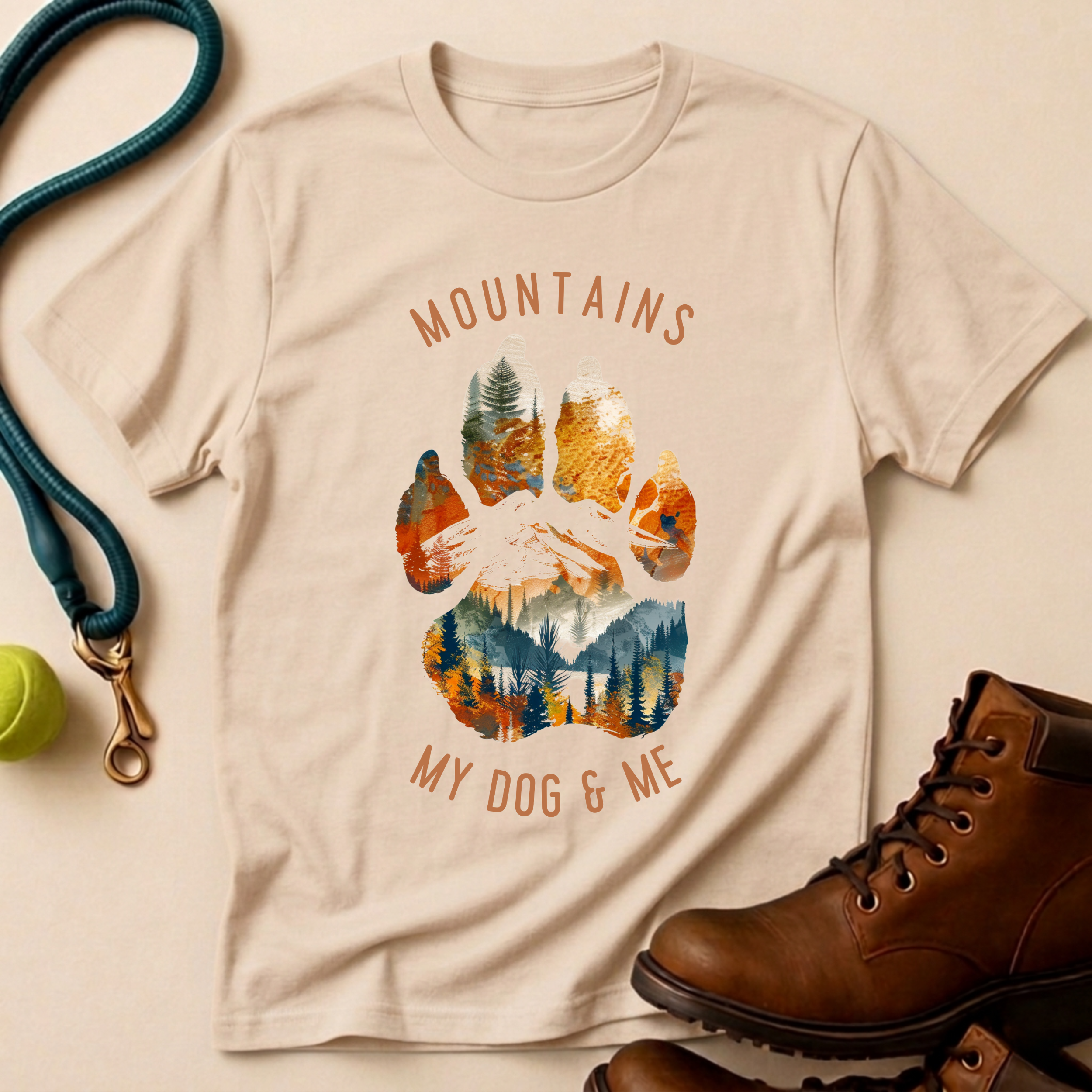 Mountains And My Dog T-Shirt