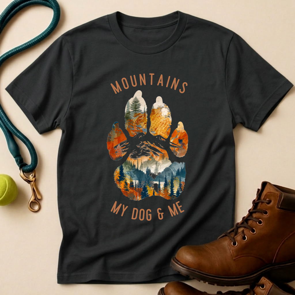 Mountains And My Dog T-Shirt