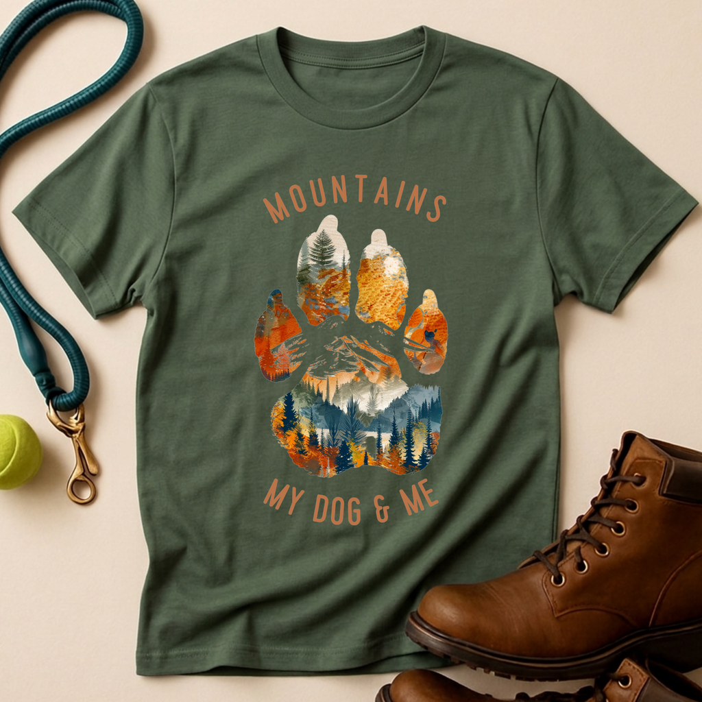 Mountains And My Dog T-Shirt