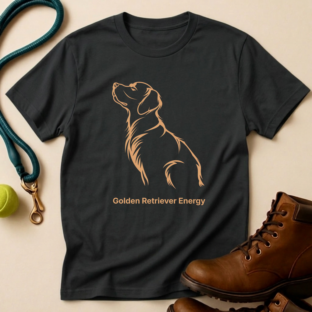 Golden Retriever Energy T-Shirt