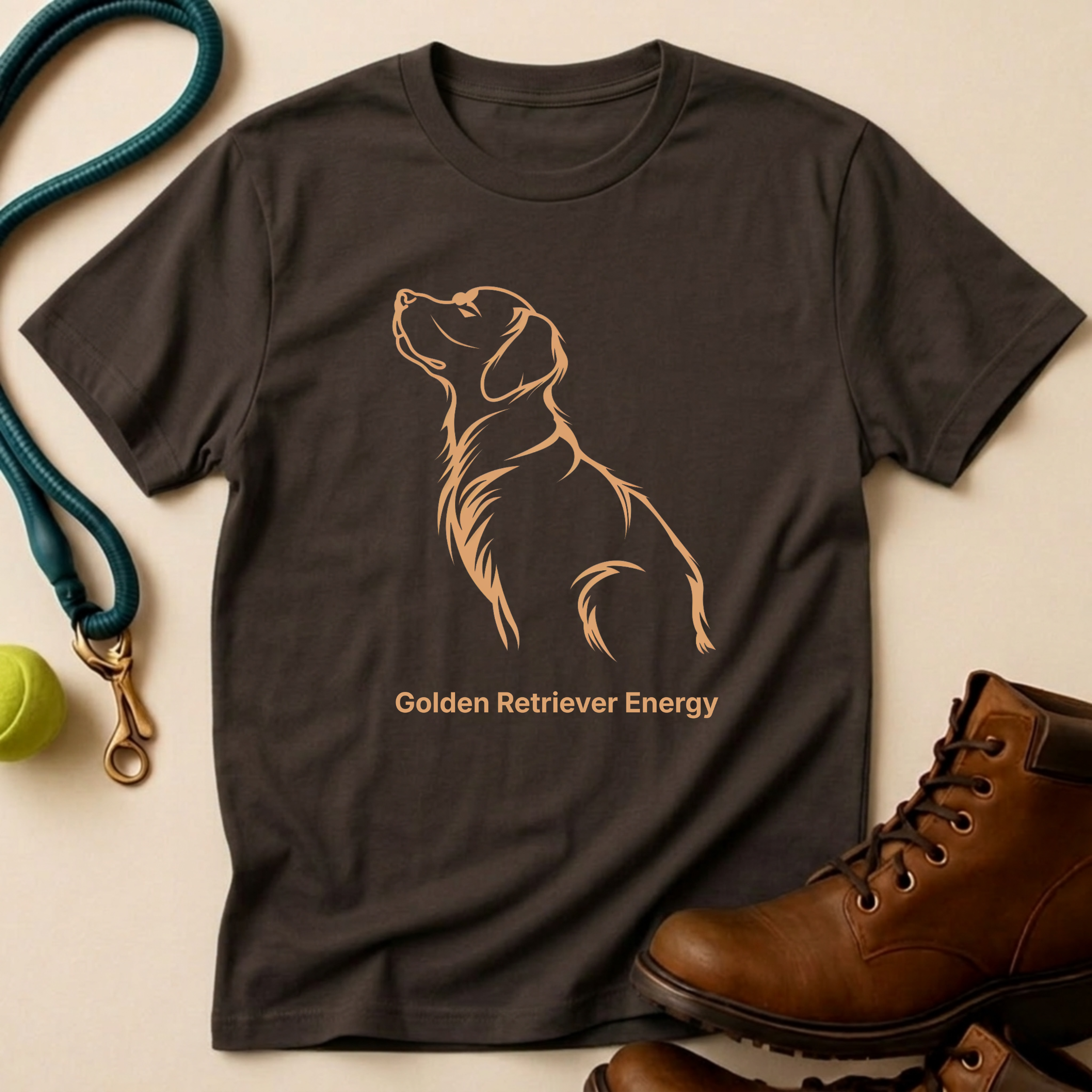 Golden Retriever Energy T-Shirt