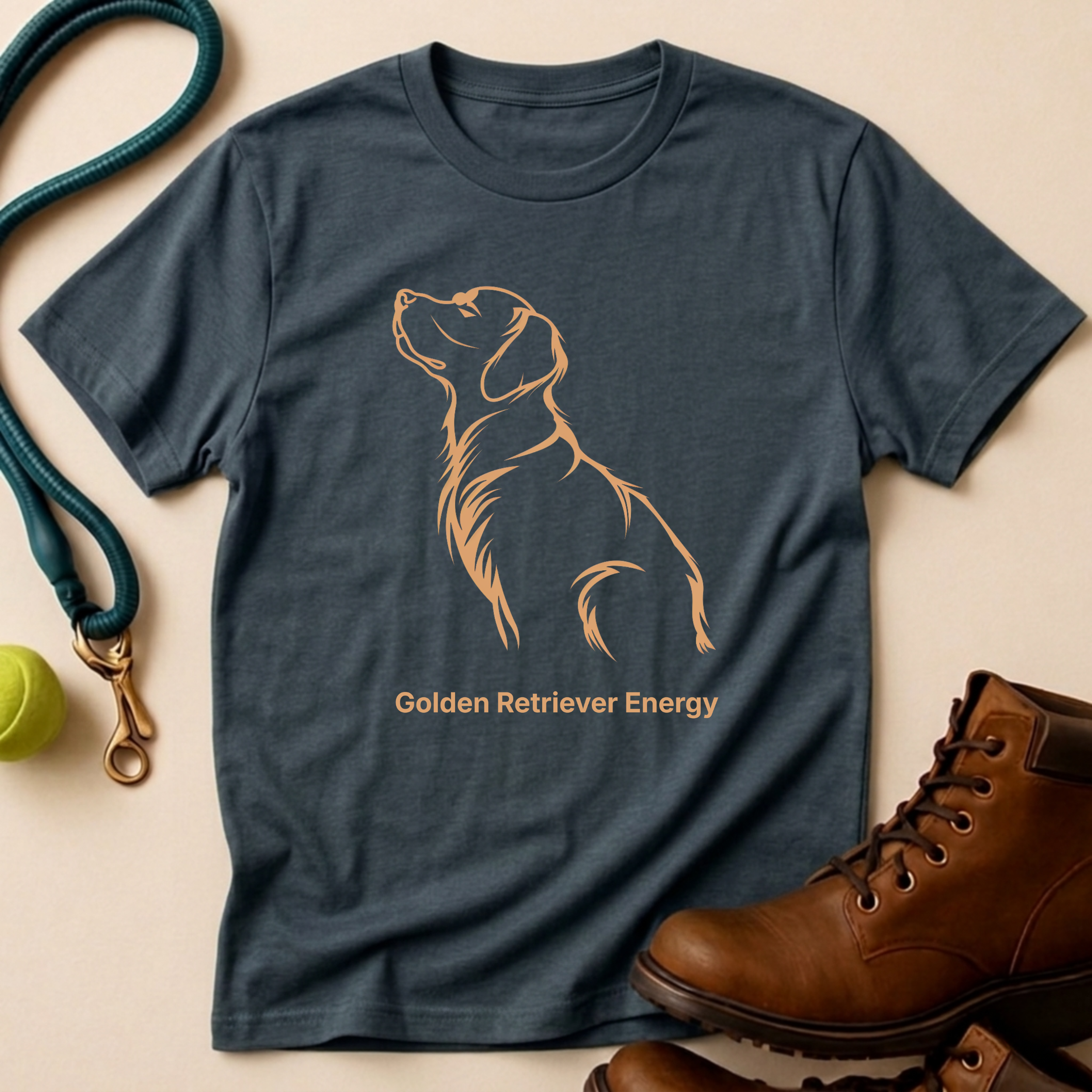 Golden Retriever Energy T-Shirt