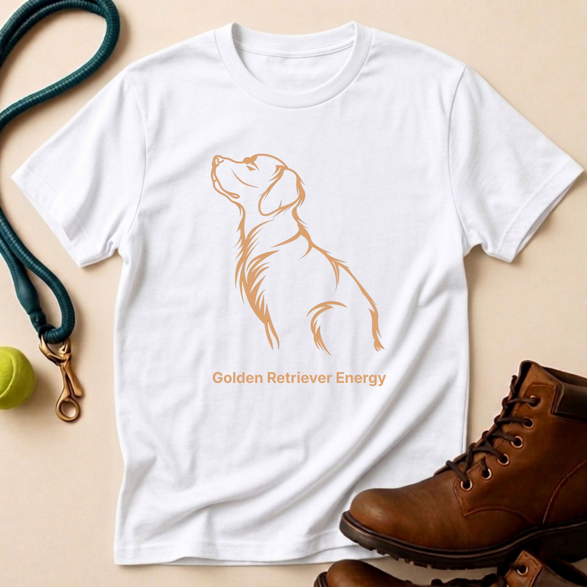 Golden Retriever Energy T-Shirt