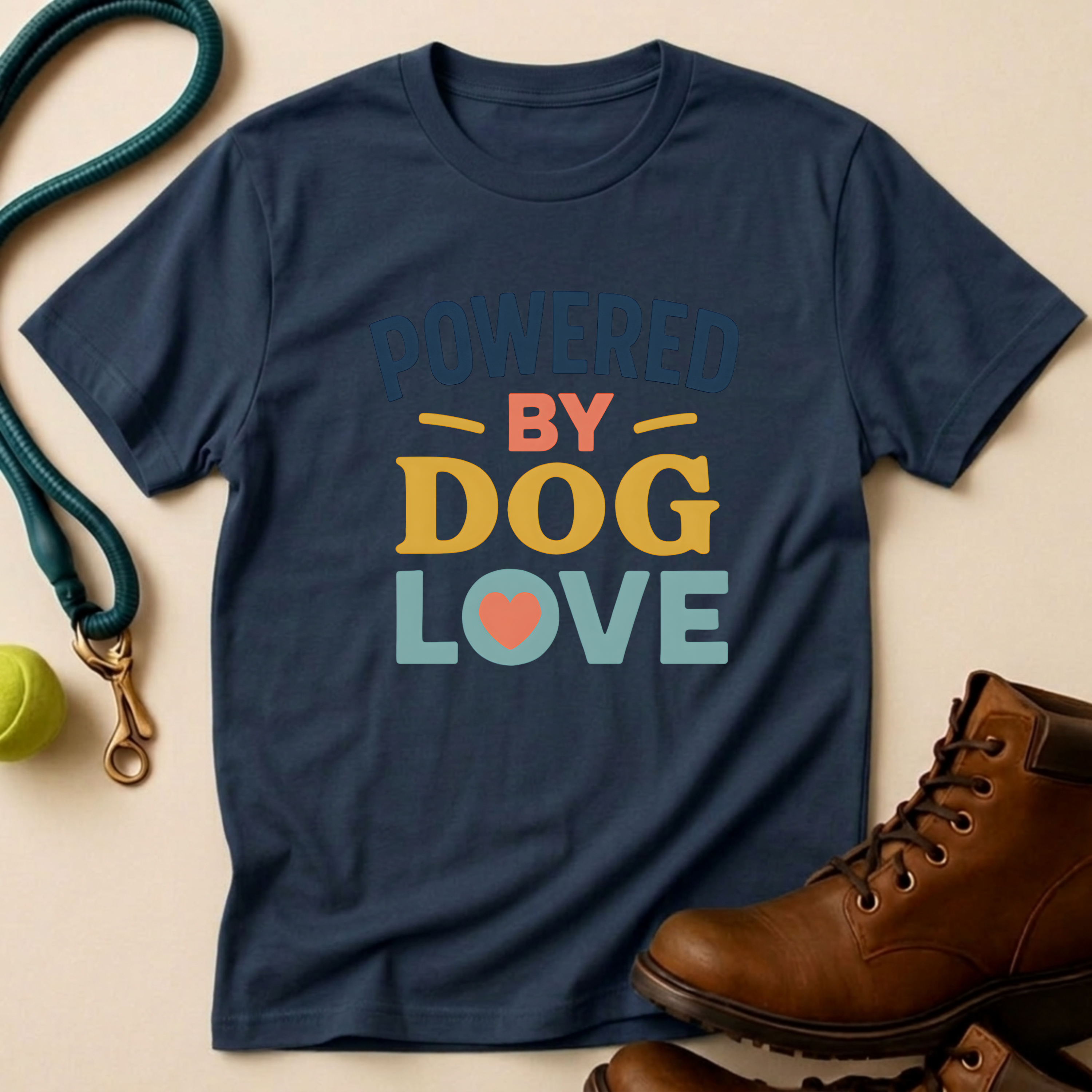 Powered By Dog Love T-Shirt
