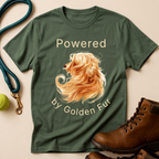 Powered By Golden Fur T-Shirt