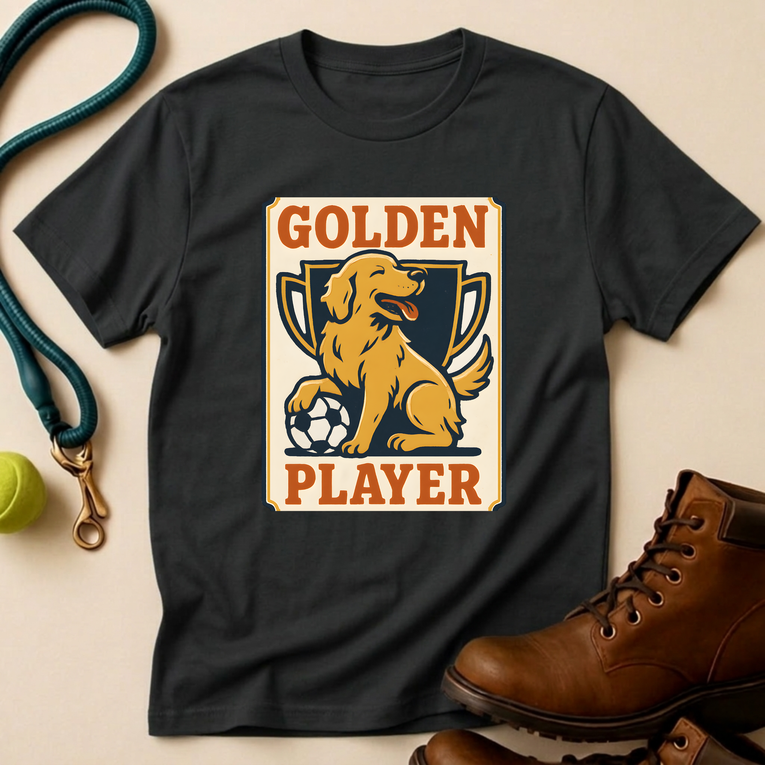 Golden Soccer T-Shirt