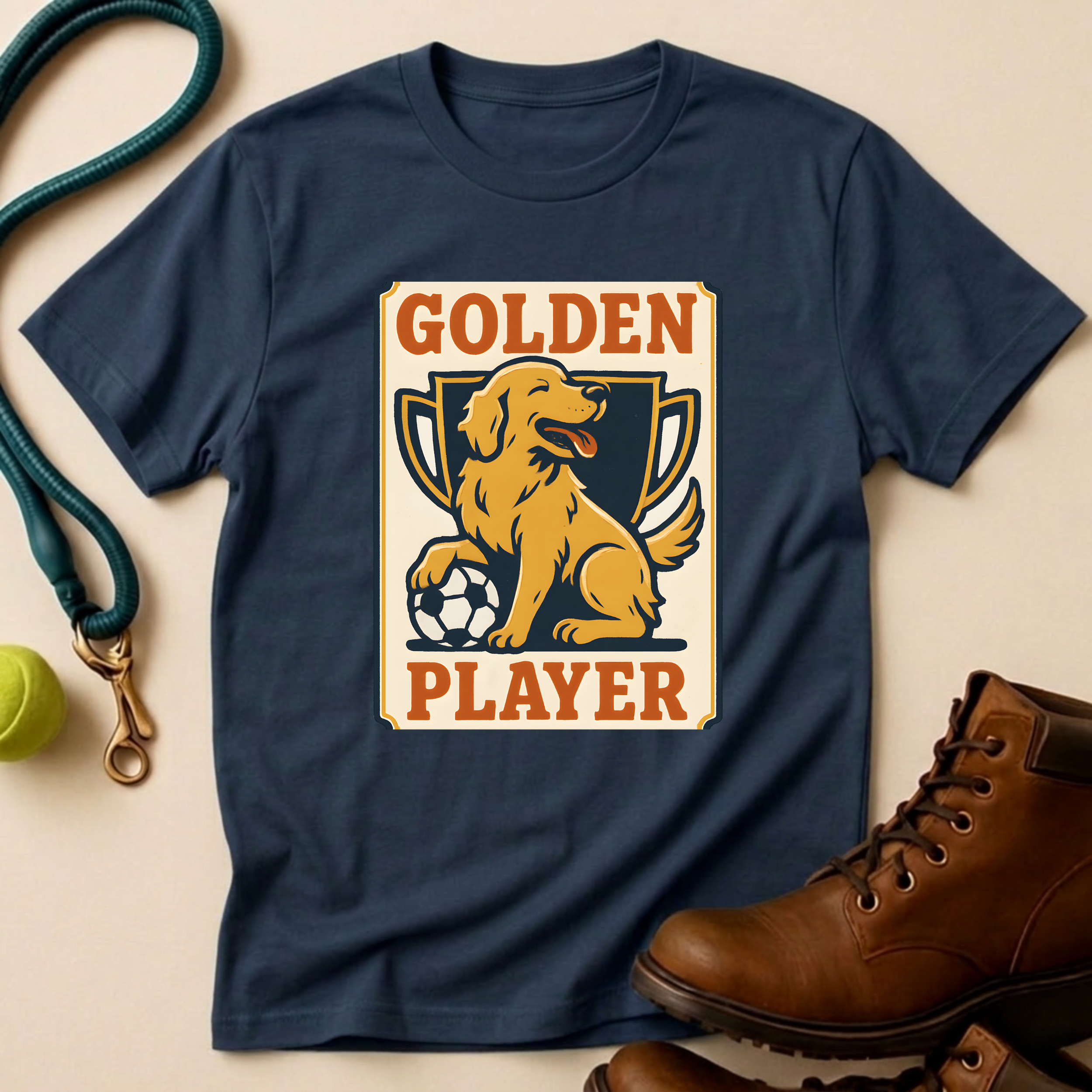 Golden Soccer T-Shirt