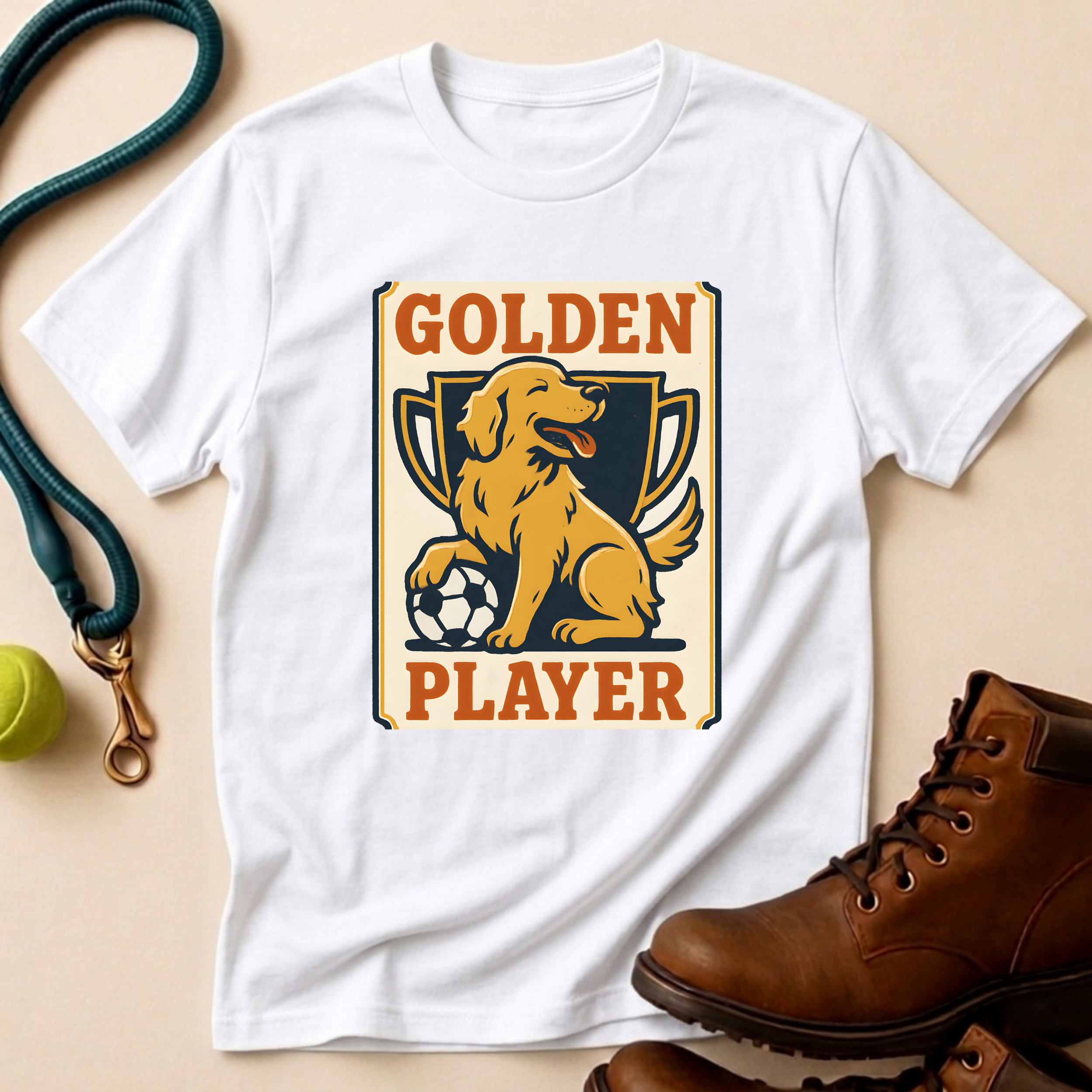 Golden Soccer T-Shirt