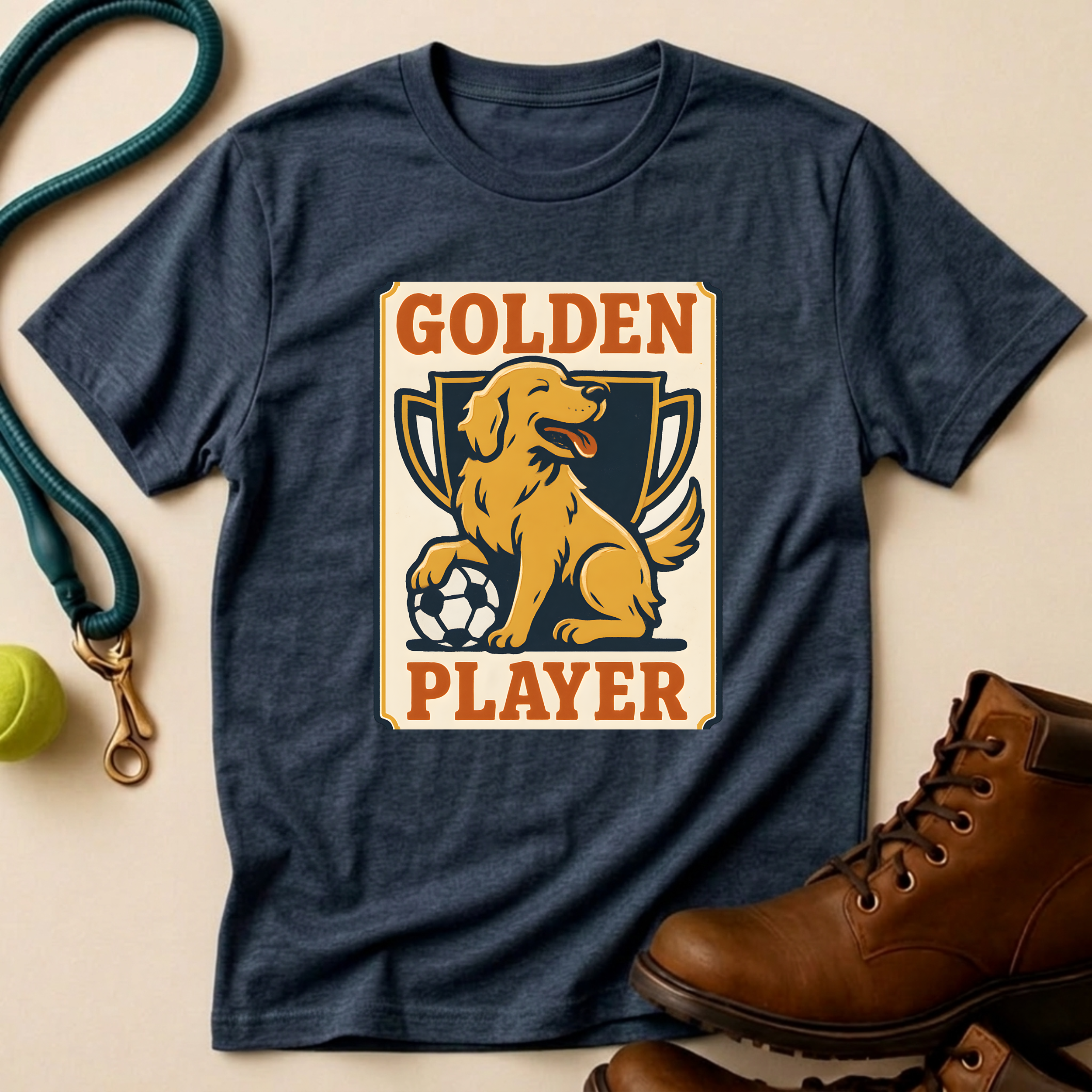 Golden Soccer T-Shirt