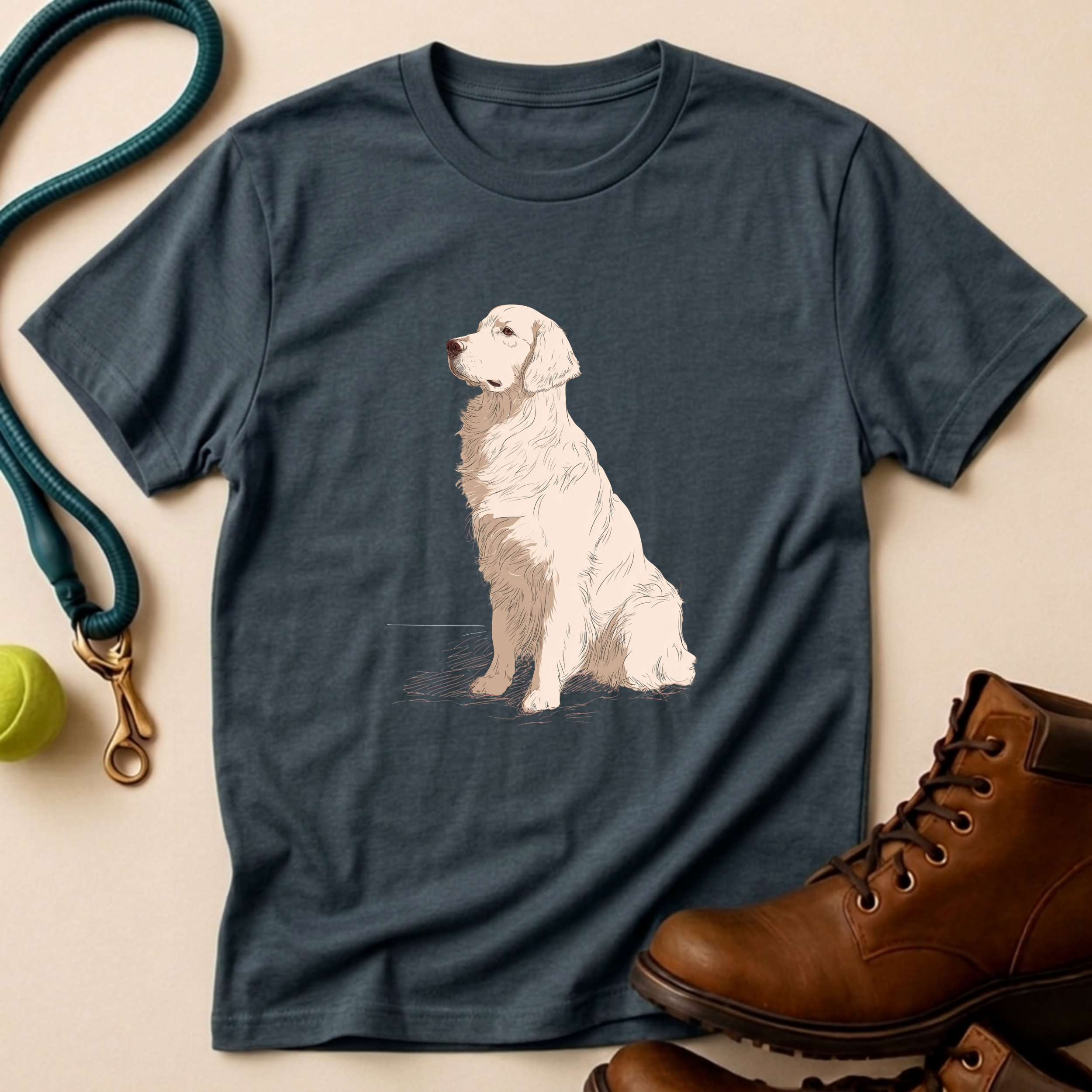 Golden In Lines T-Shirt