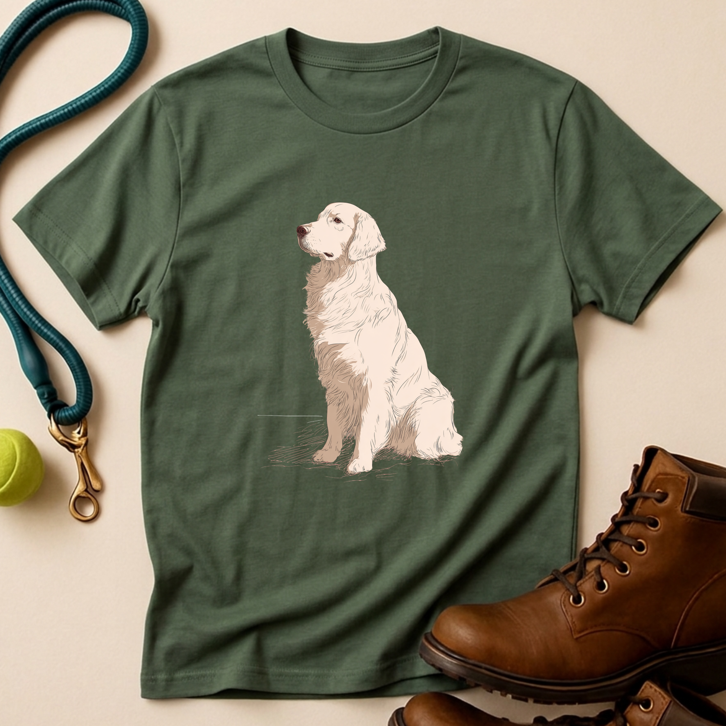 Golden In Lines T-Shirt