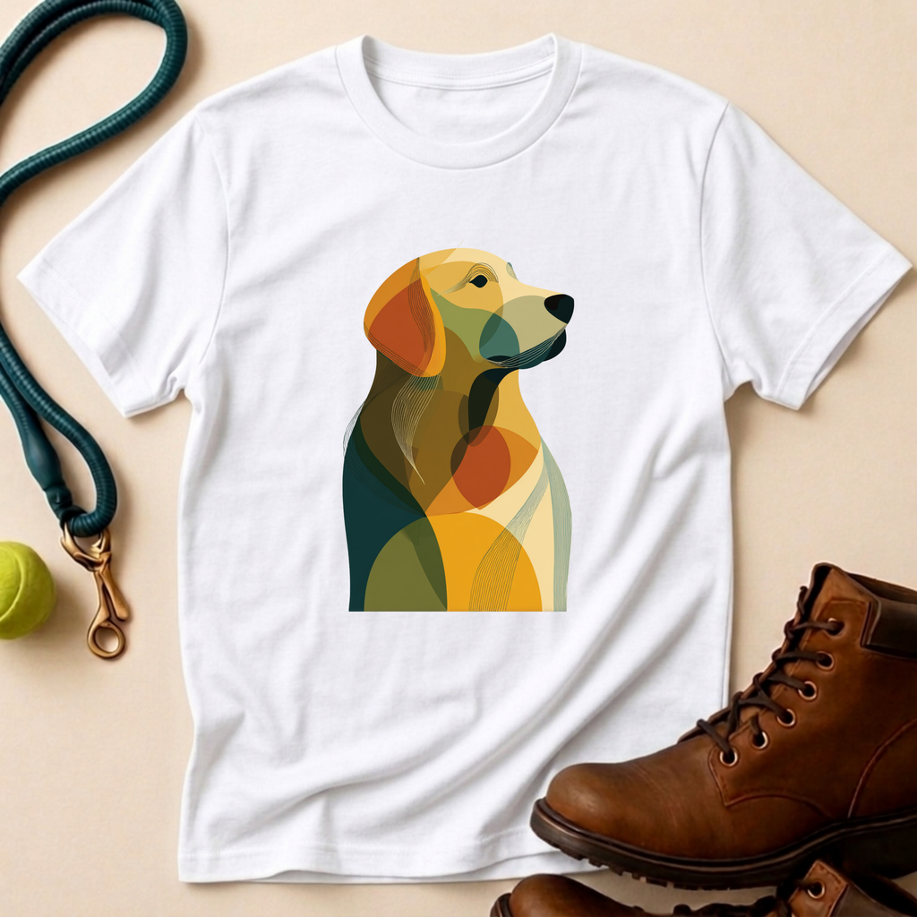 Abstract Golden T-Shirt
