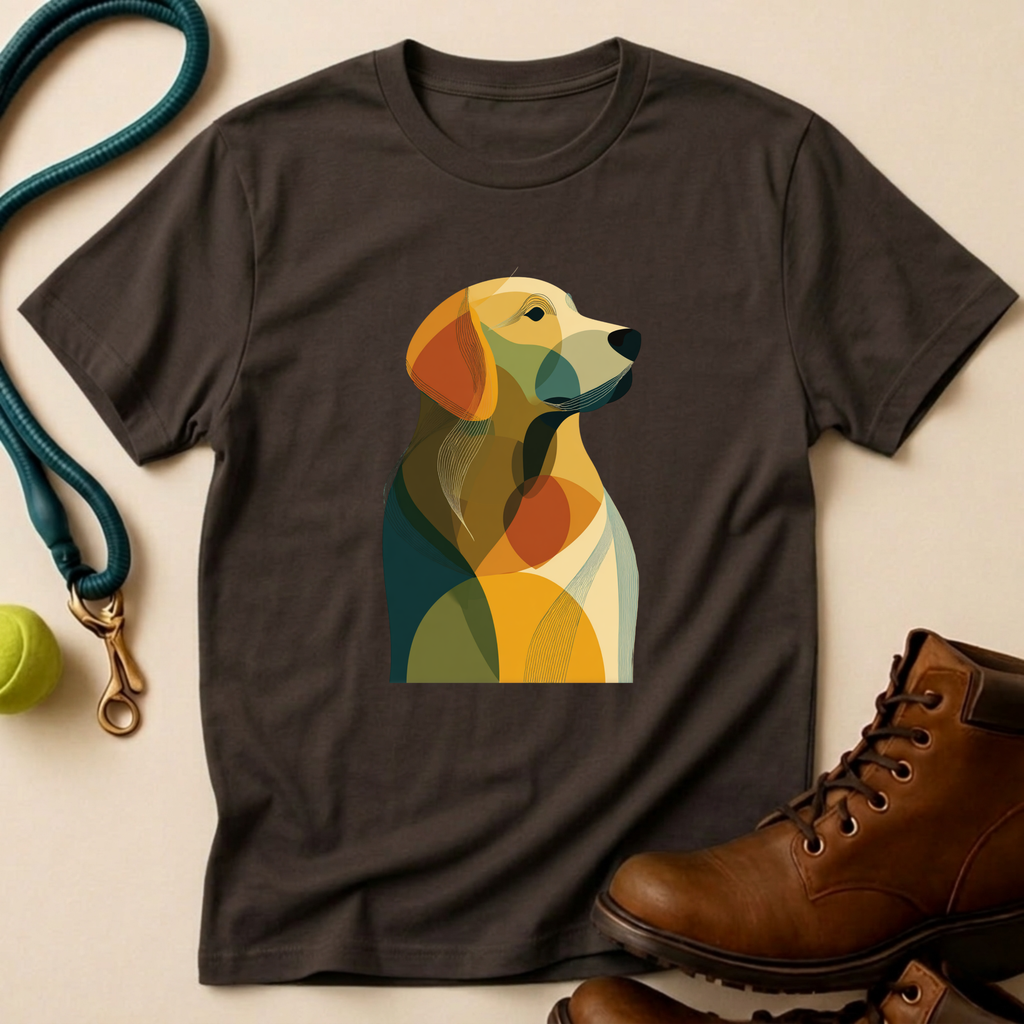 Abstract Golden T-Shirt