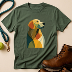 Abstract Golden T-Shirt