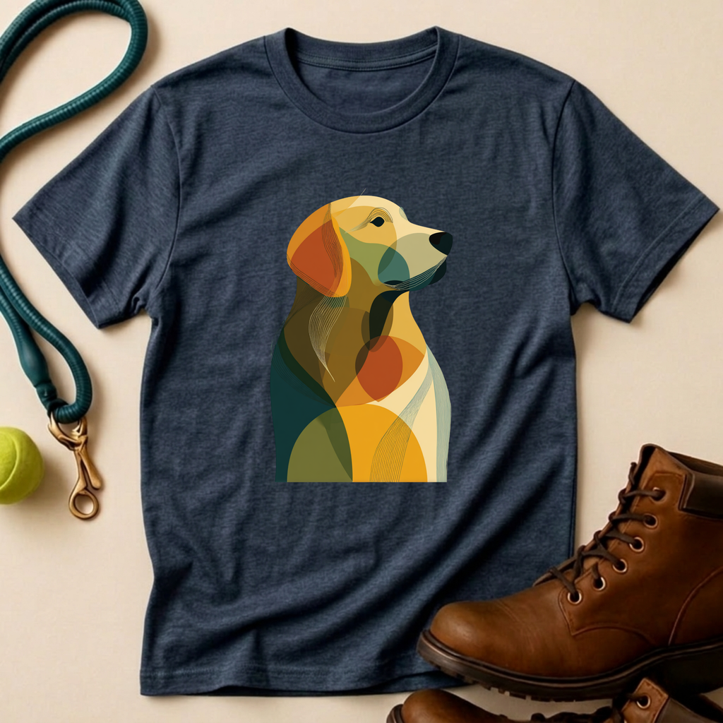 Abstract Golden T-Shirt