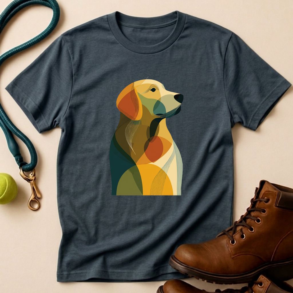 Abstract Golden T-Shirt