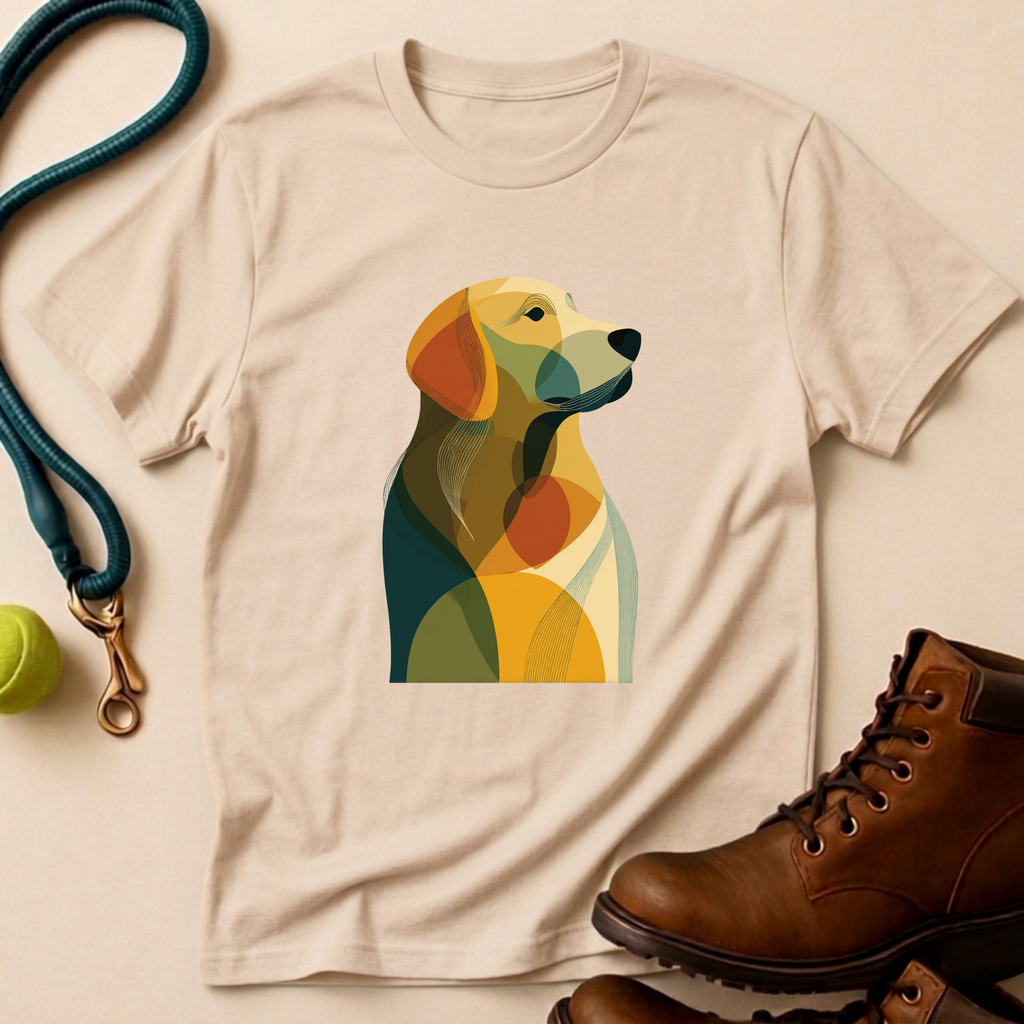 Abstract Golden T-Shirt